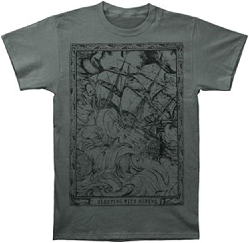 Sleeping With Sirens Men's Ship T-shirt Small Grey