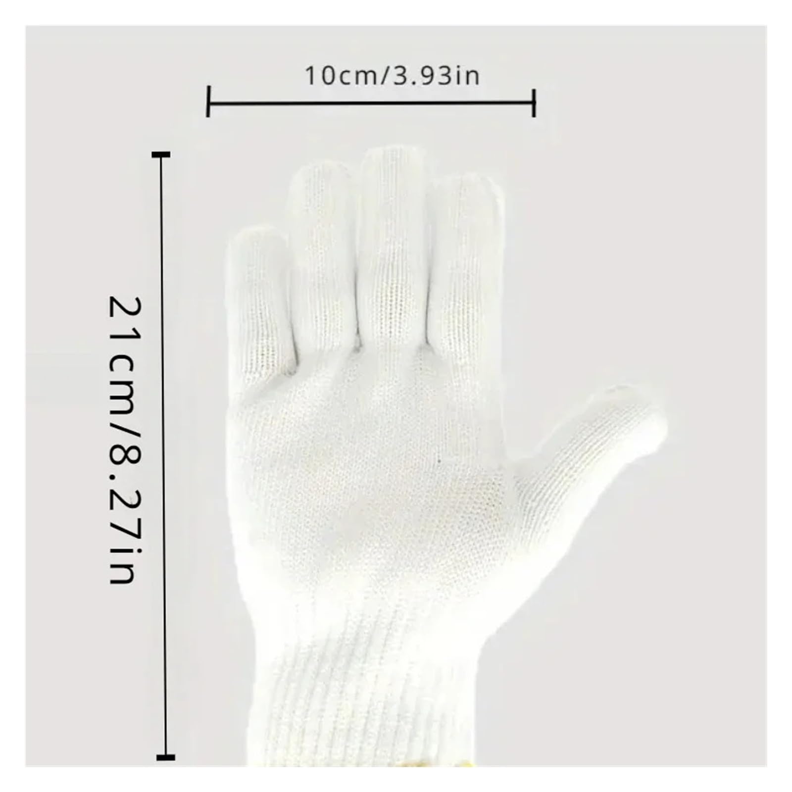 Guanti In Cotone Guanti da lavoro in cotone bianco 5/10/20 pezzi
