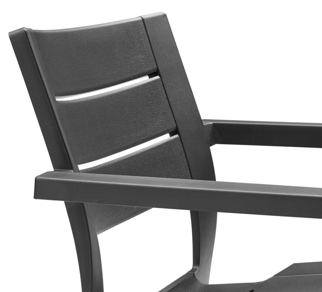 Keter 246188 Julie - Silla de jardín Exterior, Gris