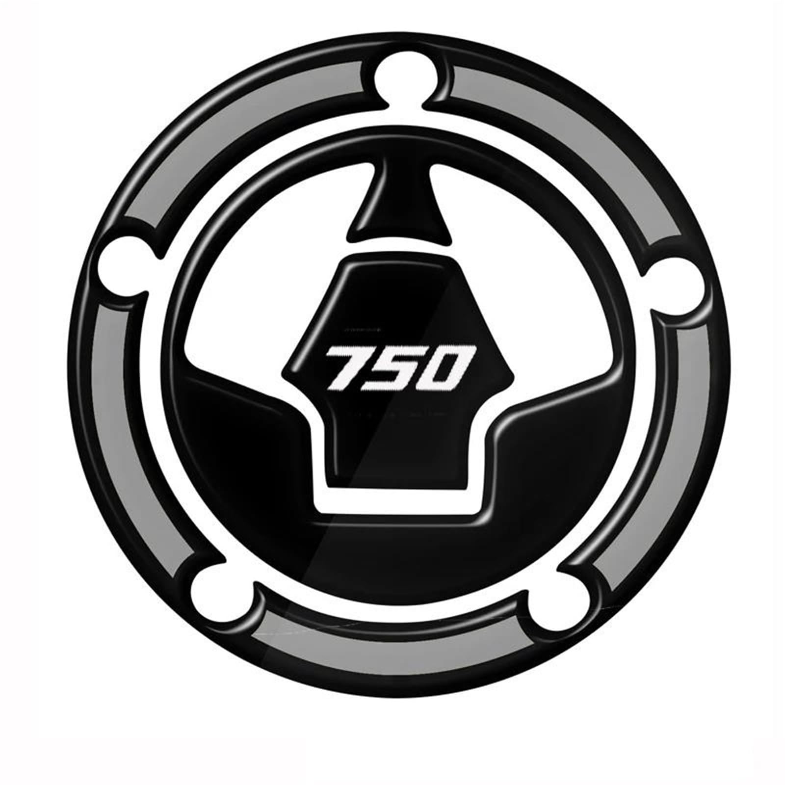 Dtsgcx Color4 Motorcycle Accessories Tank Pad Gas Cap Sticker Decal Cover For Kawasaki For Z750 For Z 750(Color4)