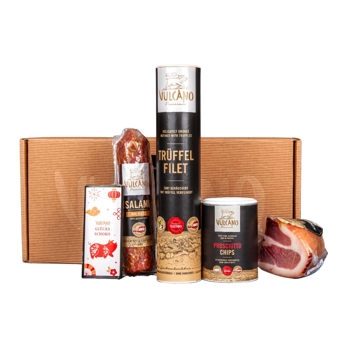 Geschenkbox Deluxe, Geschenk mit feinen Delikatessen, als Geschenk verpackt, Ideal für Genießer und Gourmets, tolles Geschenk für Männer und Frauen