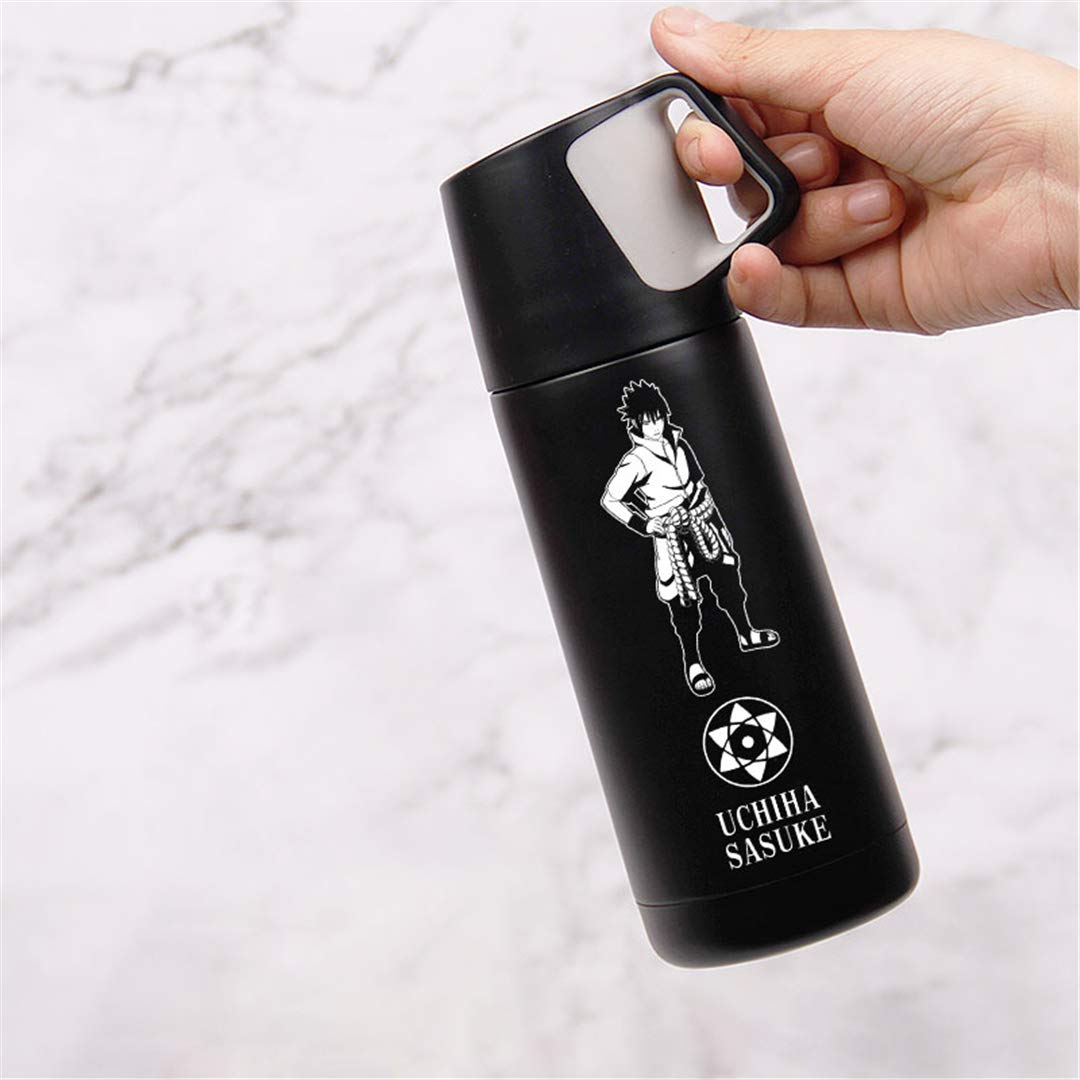 IFREE Child Anime Travel Vacuum Mug Cartoon Stainless Steel Insulated Water Bottle Double Wall Thermos Movie Game fans Coffee Cup Best Cosplay Gift for Boy and Girl