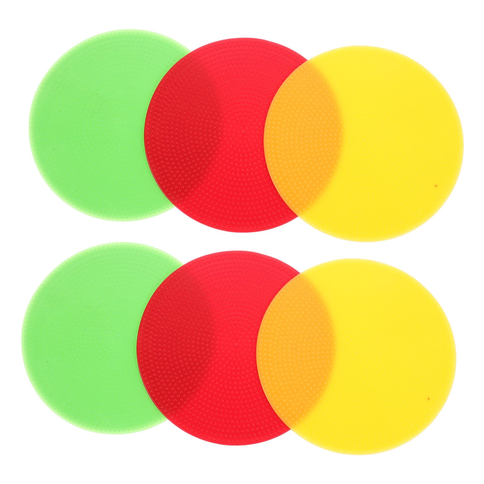 Toddmomy Soccer Training Equipment 6pcs Field Marking Lines Soccer Sign Discs Number Spots