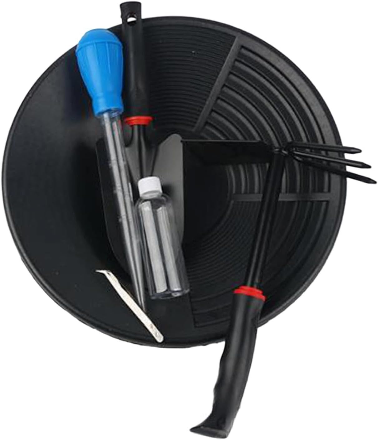 Gold Panning Pans Set Inside Bends Outdoor Exposed Bedrock for Easier Mining 6 Pack|| Metal Detectors| Metal Detectors| Gadgets & Other Electronics |Consumer Electronics