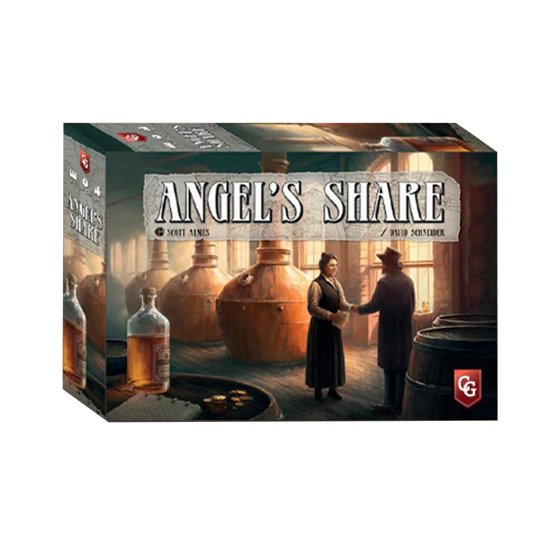 Capstone Games | Angel's Share | Gioco Da Tavolo, Strategia Economica Sul Mercato Del Whiskey | 2-5 Giocatori | 90-120 Minuti