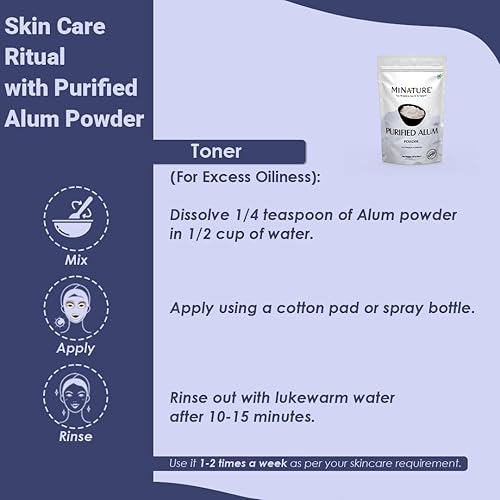 Miniatura 6 de Polvo de alumbre purificado polvo de alumbre de potasio phitkari de mi Nature  801oz 8 onzas 05 lb  100 solo polvo de alumbre  Nada añadido