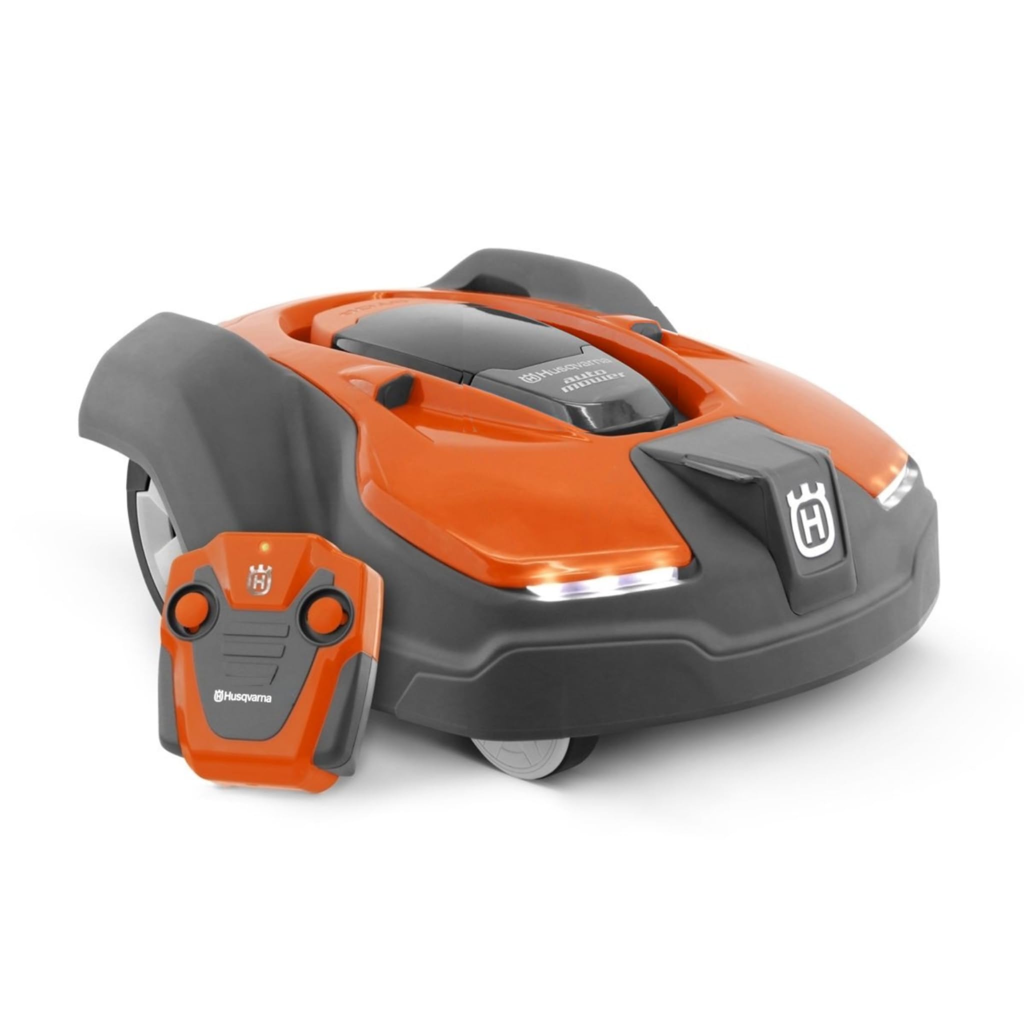 Husqvarna 450X Spielzeug Roboter Rasenmäher mit Fernsteuerung Kinder Rasenmäher Toy Garten Roboter Modell für Kinder realistisches Design Geschenk