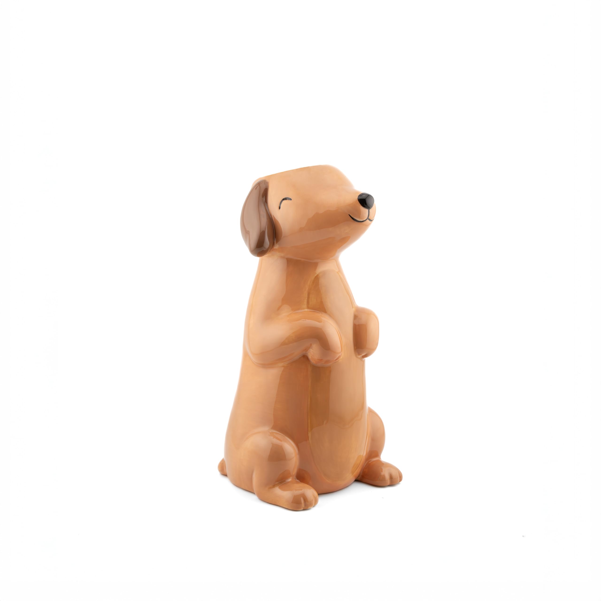 Sass & Belle Brown Sausage Dog Vase