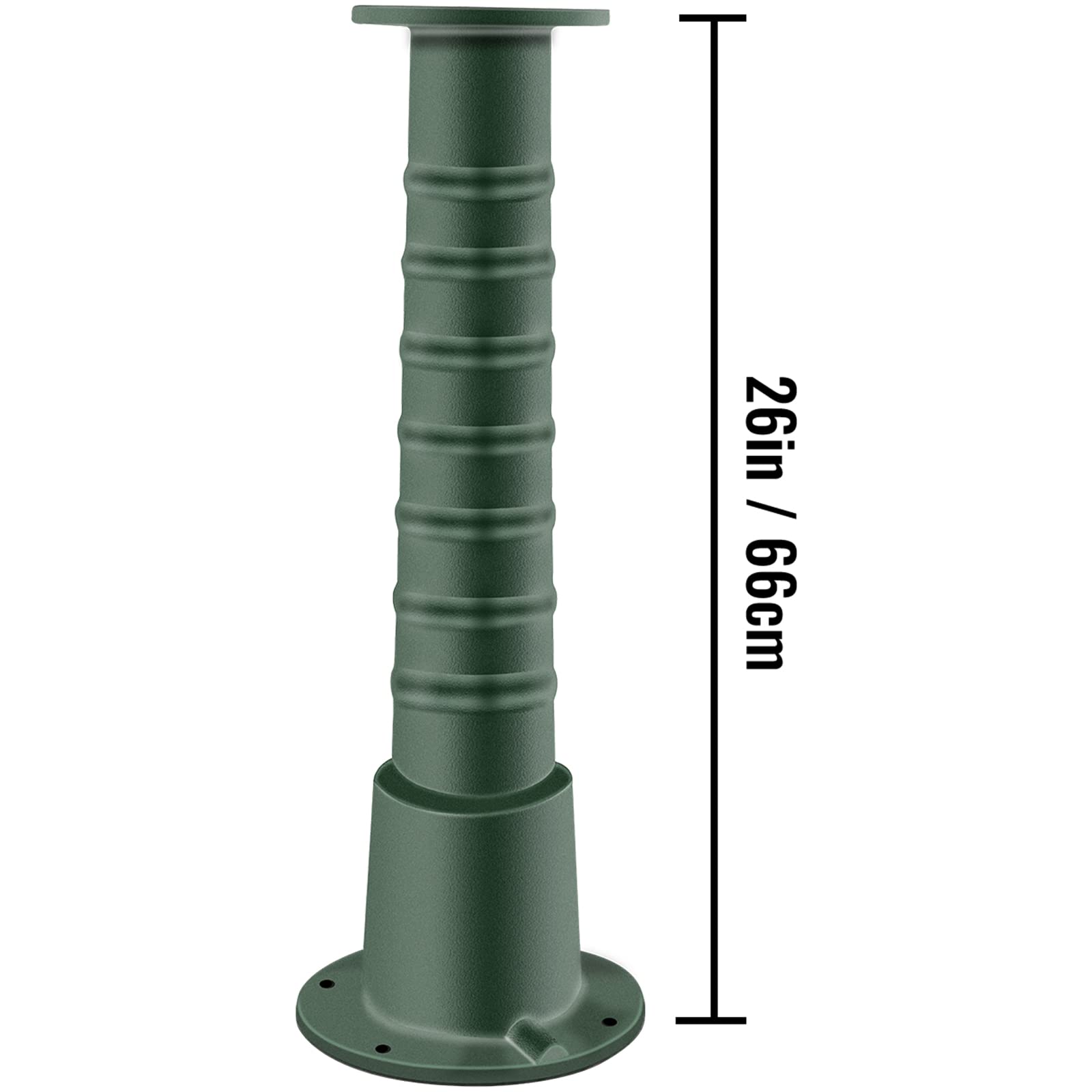 VEVOR Uchwyt na ręczną pompę z żeliwa 22,86 x 22,86 x 66 cm Uchwyt na ręczną pompę wodną 13,5 kg Stabilna konstrukcja Ogrodowa ręczna pompa ręczna uchwyt do malowania natryskowego