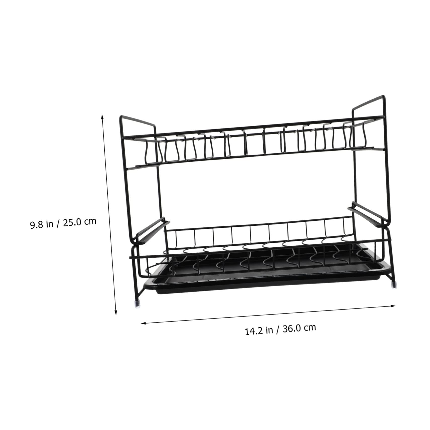 OFFSCH 1pc Kitchen Storage Shelf Draining Bowl Multi-Functional Plate Holder for Organized Dish Drying and Storage Design for Clean and Tidy Kitchen