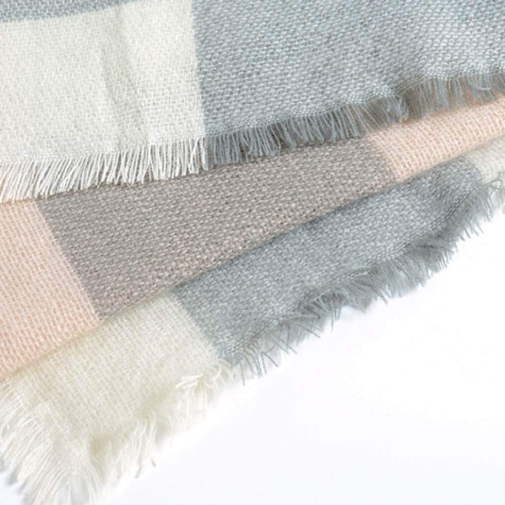 heekpek Moda Nappe Morbido Donne Sciarpa Avvolgere Scialle Scarf Wrap Caldo Modello Lattice Scialle Stole con Nappa Stile Quadrato