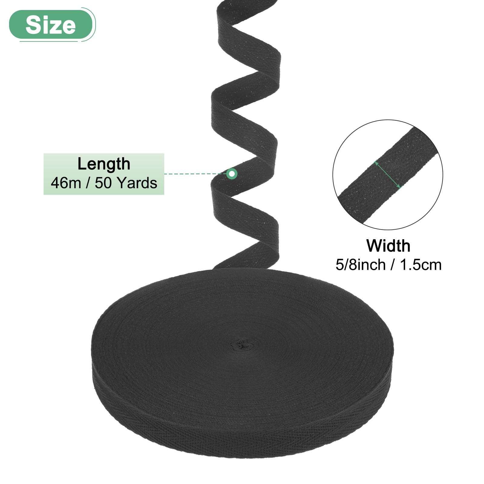 M METERXITY Cotton Twill Tape - Image 3