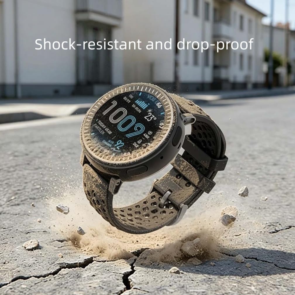 Custodia protettiva in metallo per Amazfit Active Max, telaio in lega di alluminio, antigraffio, antiurto, accessori per la protezione degli orologi (nero)