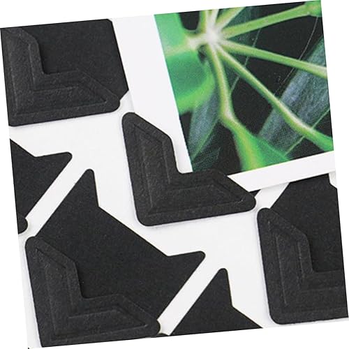 Miniatura 8 de EXCEART 6 hojas de calcomanías de esquina para álbum de fotos, vintage, esquinas de montaje de fotos, álbum de fotos vintage, soporte para fotos,