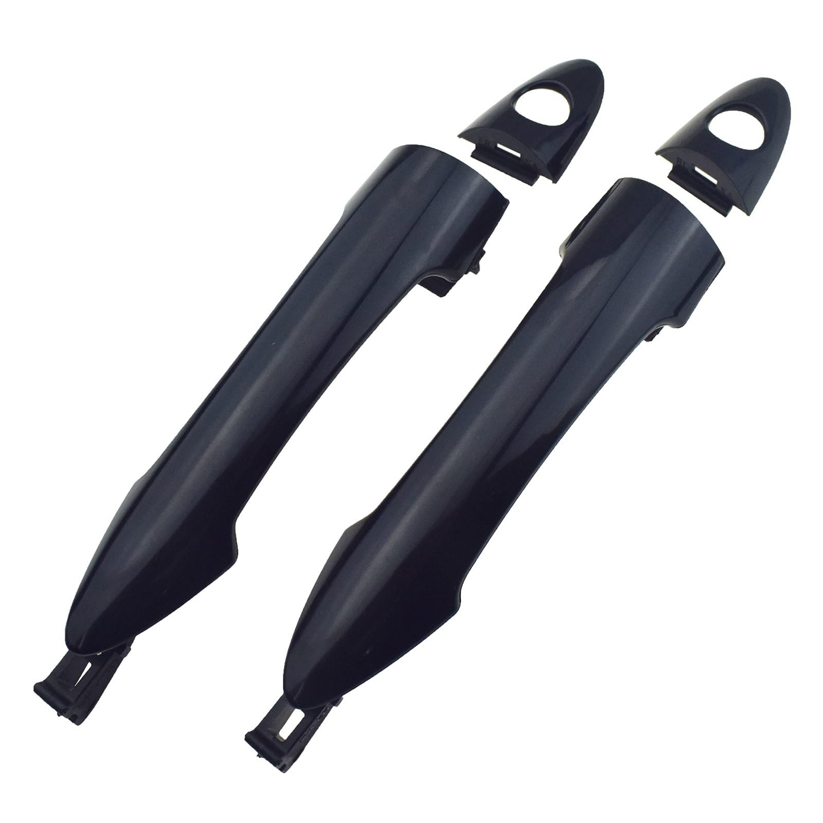 Hguvsjd Black Front Lh Rh Car Exterior Door Handles For Kia For Picanto For Morning 2011-2016 Chrome Black Exterior Door Handle Caps Front Rear Left Right Driver Passenger Lh Rh 1/2/4 Pcs(Black Front Lh Rh)