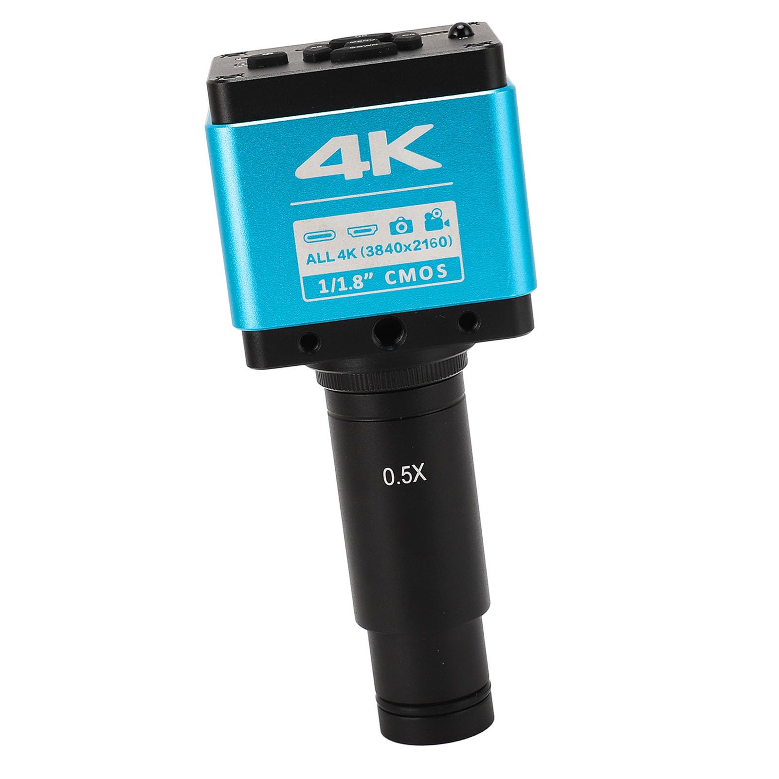 Domary Kamera Mikroskopowa 4K z Czujnikiem 8,3 MP i Okularem