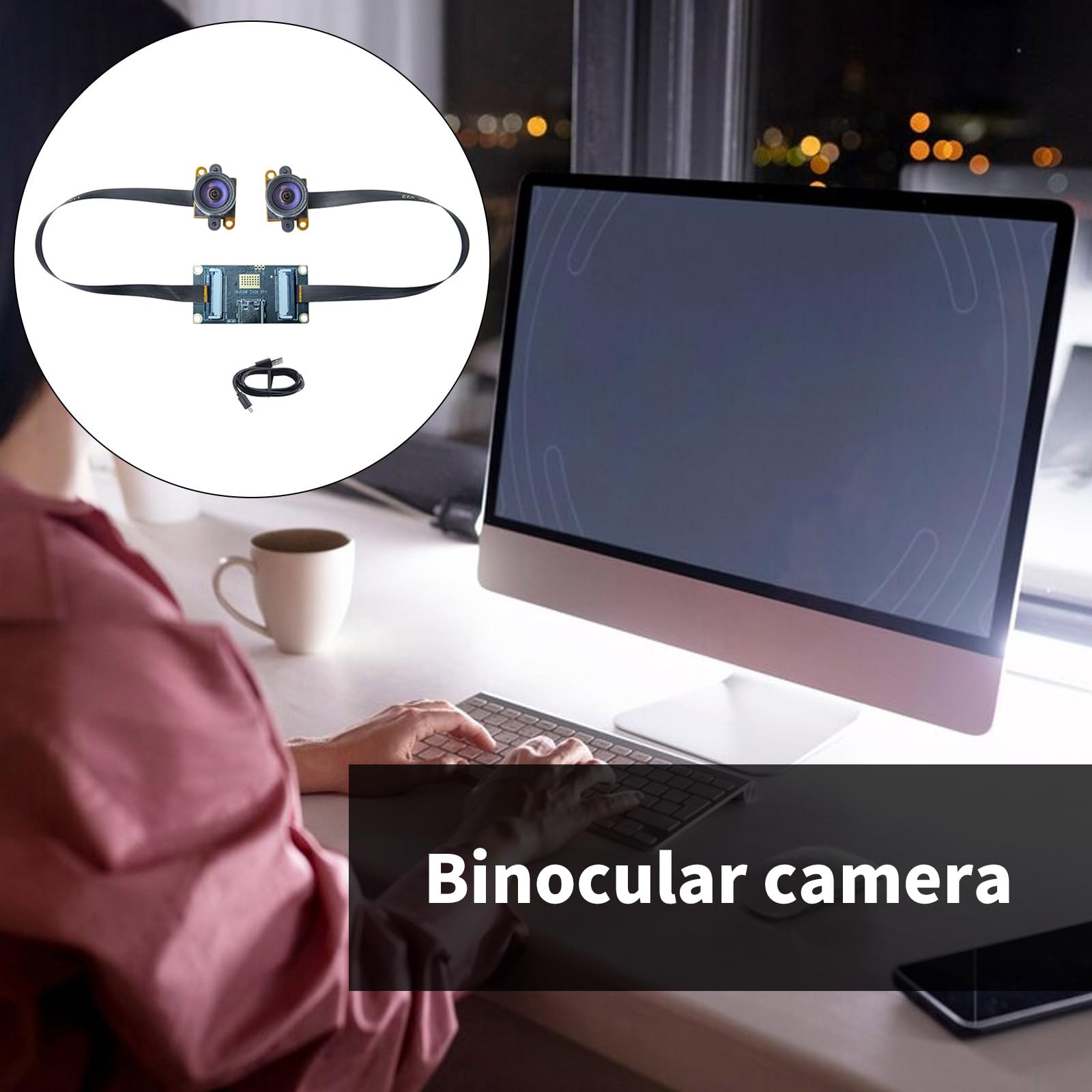 Obiettivo webcam USB, 120 fps, acquisizione a velocità rapida, risoluzione 2560 x 720, per più piattaforme, fotocamera USB industriale