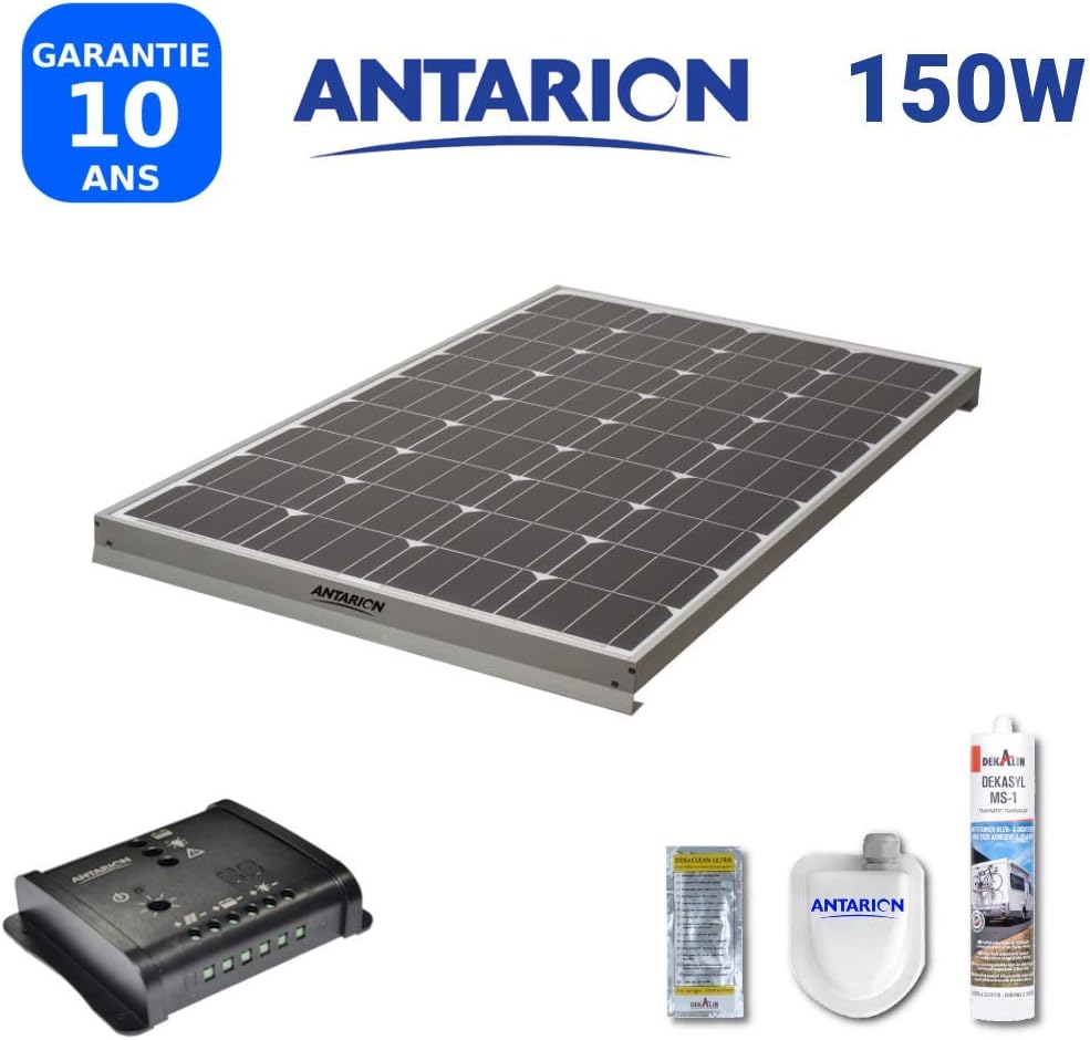 pan140wmppt – Kit Panel Solar para Camping Car 140 W antarion ...