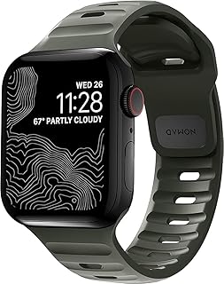 سوار رياضي من السيليكون بتصميم مموج متوافق مع ساعة اي واتش مقاس 42/44/45/49ملم للرجال والنساء سلسلة ووتش الترا والترا2 وسيريس 1/2/3/4/5/6/7/8/9 SE Next Store