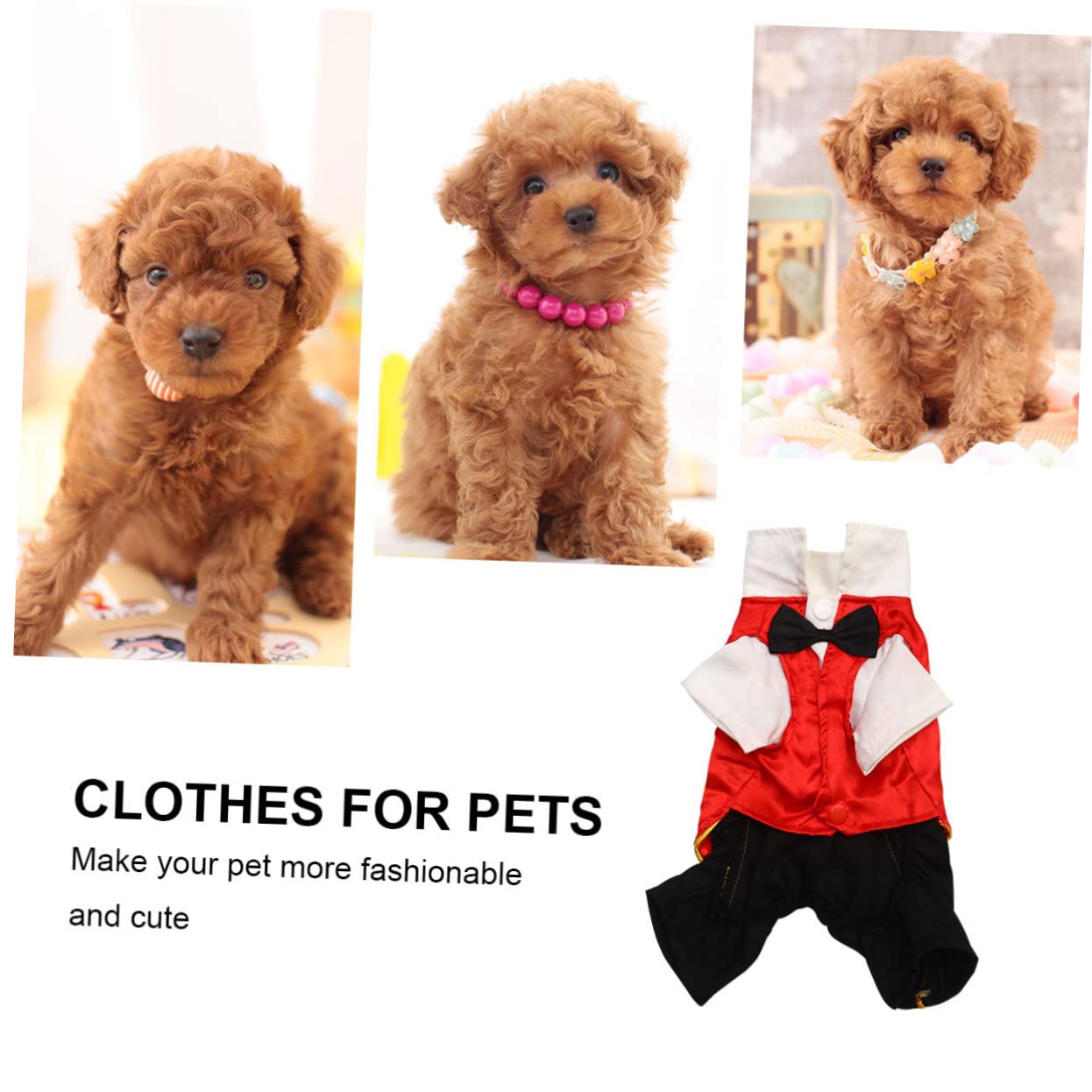 Milisten 2piezas Disfraz De Vampiro para Mascotas Ropa para Perros Halloween Traje Divertido y Fashionable para Ocasiones Especiales