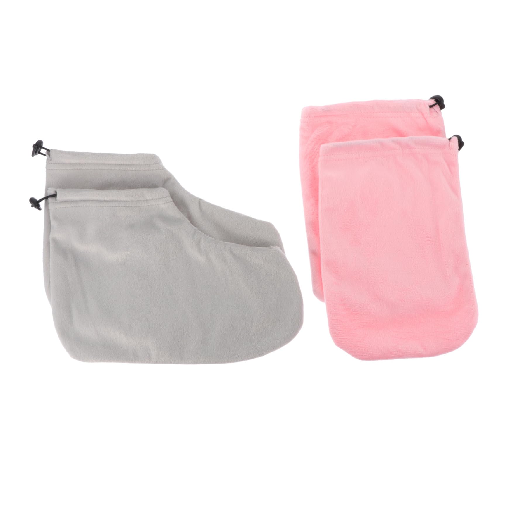 CALLARON 1Set Paraffin Wax Therapy Mitts and Foot Covers Softening Hand and Foot Skin Care Gloves Elastic Design for Moisturizing Treatment