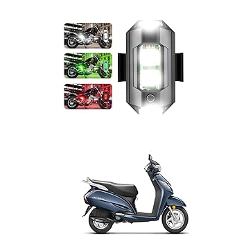 PRIKNIK Drone Strobe Lights Night Warning Lights for Motorcycles, Drones, UTV, Bicycle Compatible With H-onda Activa 3G