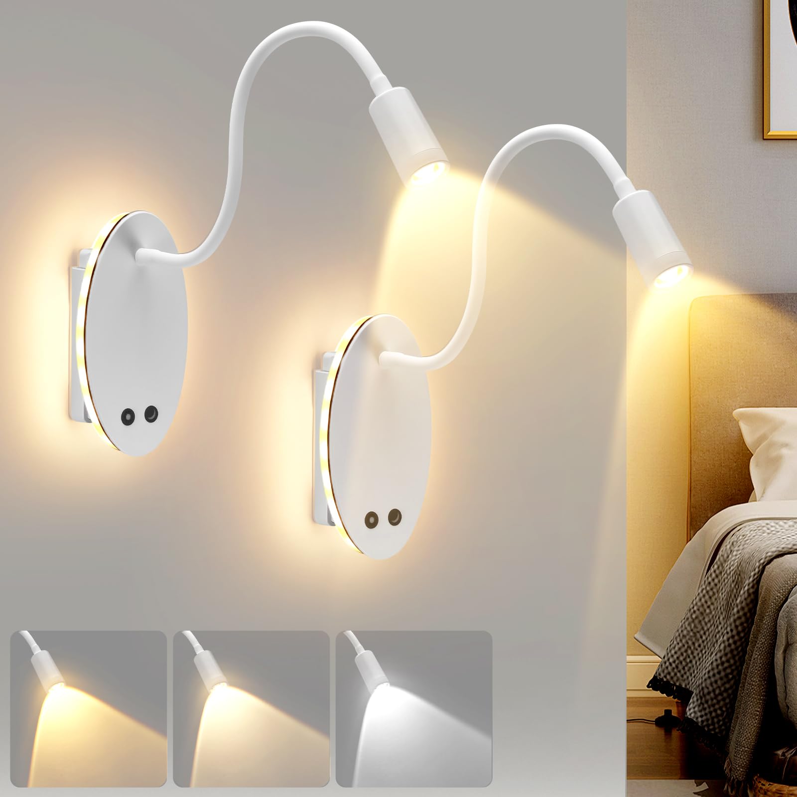 ALLOMN Wall Reading Light
