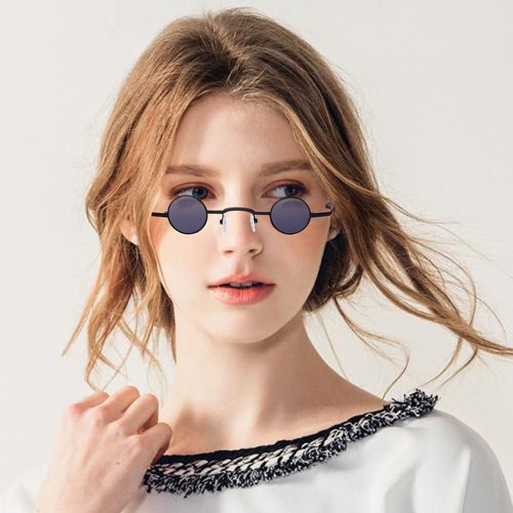 Retro Glasses Out-of-The-Ordinary Sunglasses with Extremely Small Lenses Unisex - Image 7