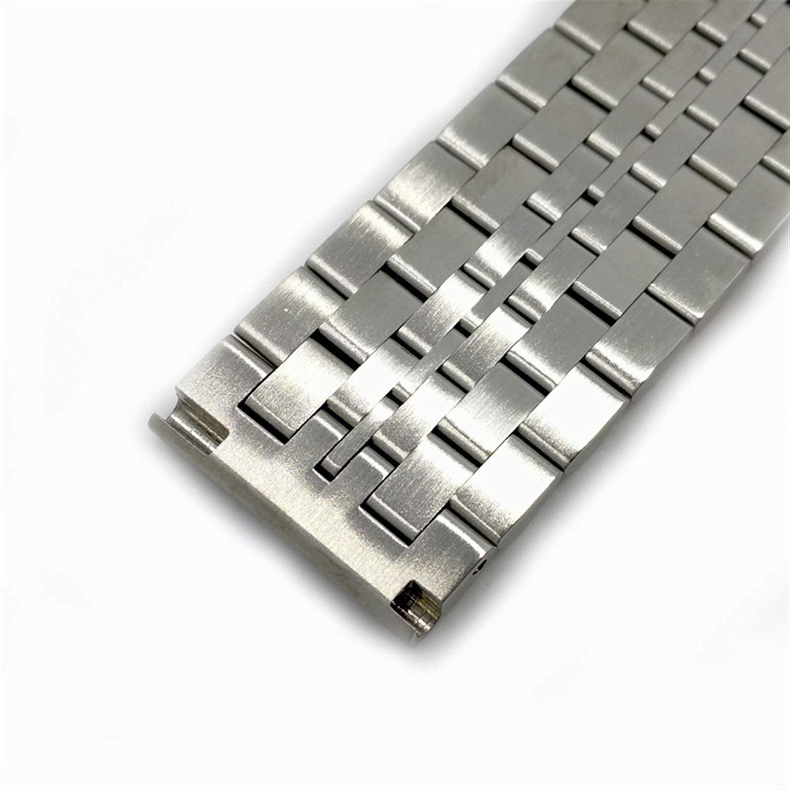 Cinturino Per Orologio Nero Cinturino In Acciaio Inox Massiccio 22 - Foto 11