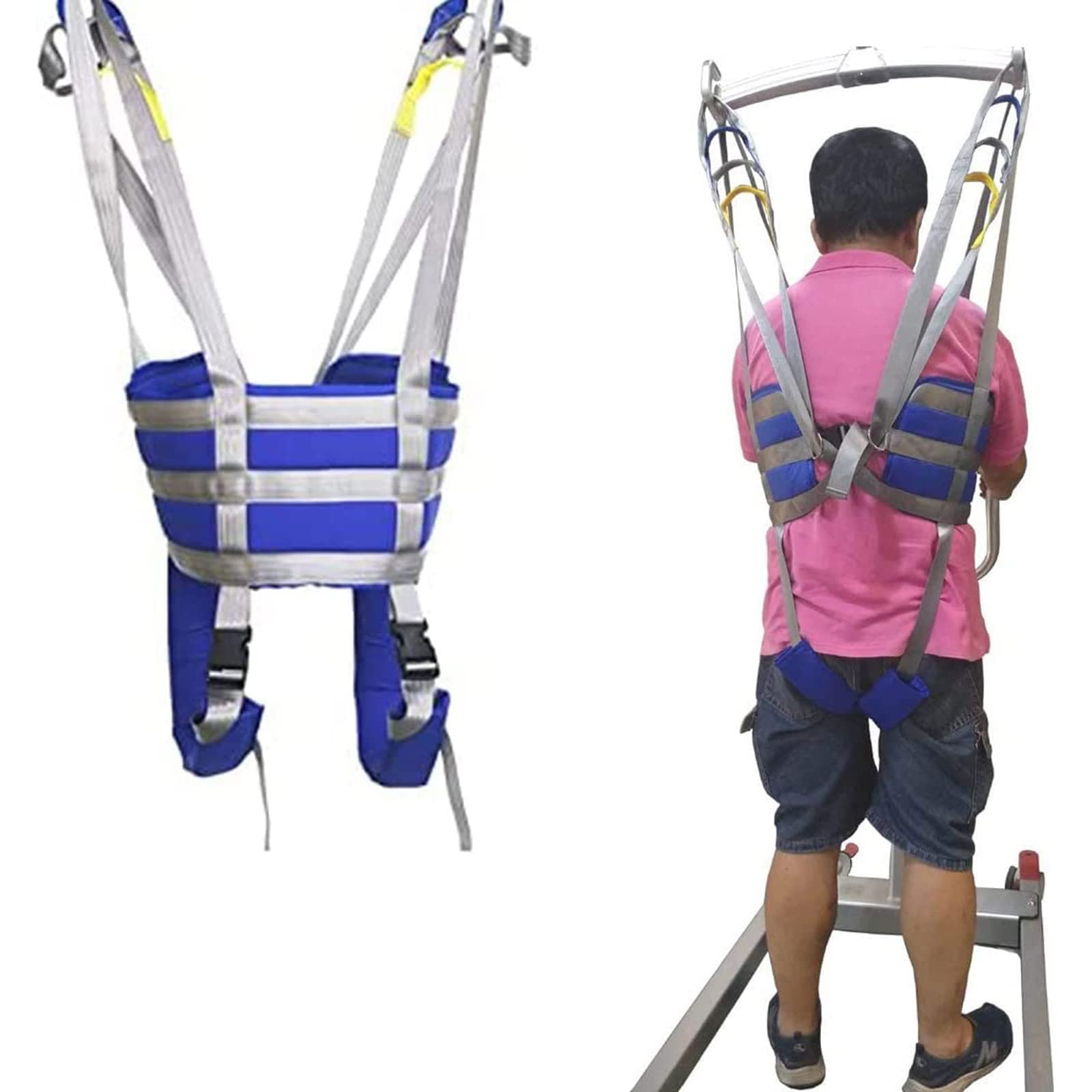 Cinturón de Transferencia para elevación de Pacientes, arnés para Caminar, cinturón de Transferencia para Personas Mayores, Correa Especial para Caminar, eslingas para e