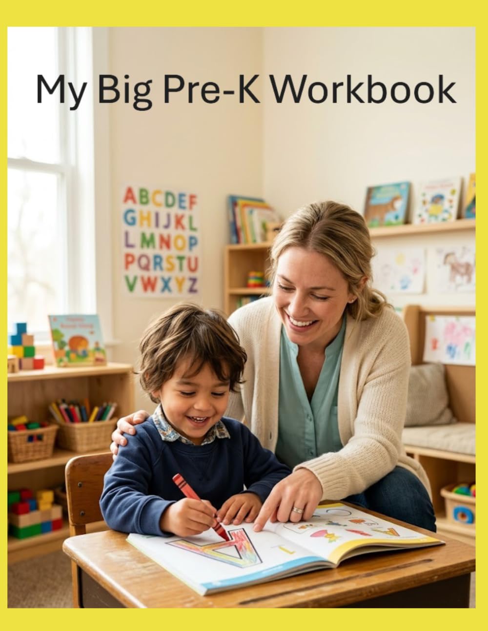 My Big Pre-K Workbook: A Complete Homeschool Pre-Kindergarten Course | 150 Pages of Letters, Numbers, Shapes, Colors, Tracing, and Mazes for Ages 3-5