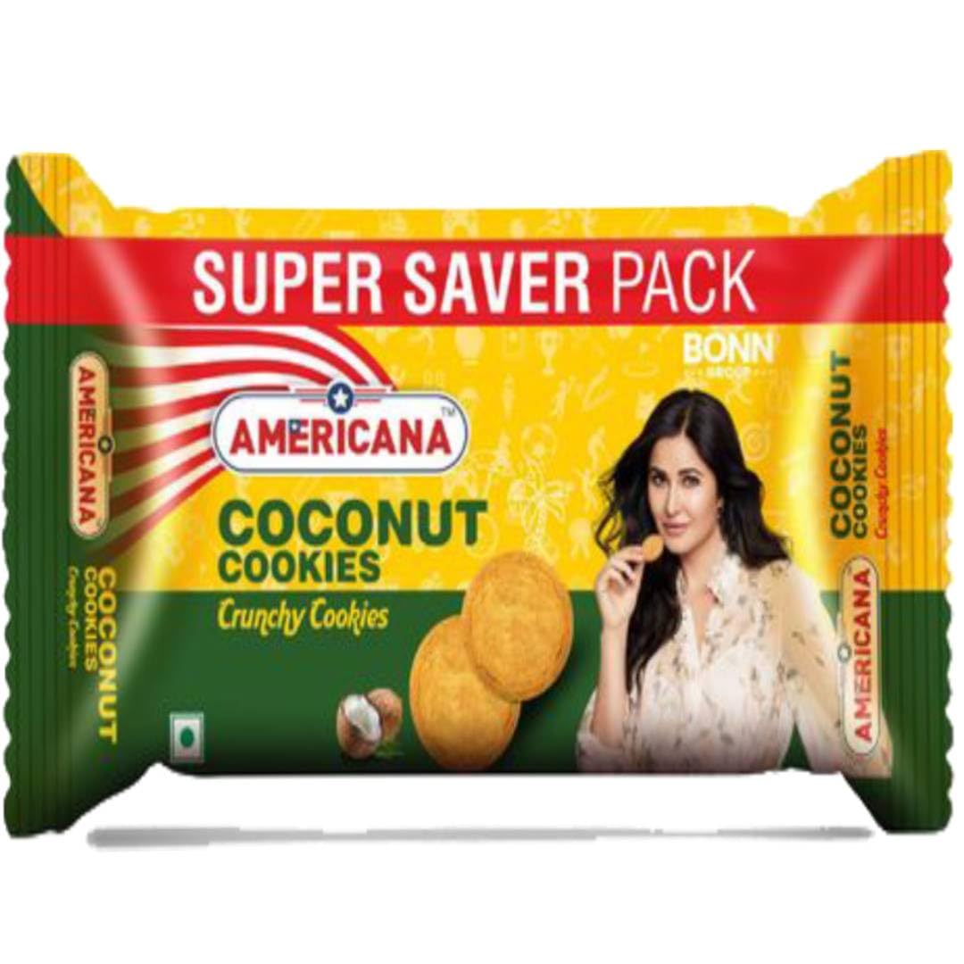 Coconut Cookies 490g - Crispy Crunchy Biscuits with Real Coconut Flavor, Family Pack of 1 Perfect for Snacking & Tea-Time