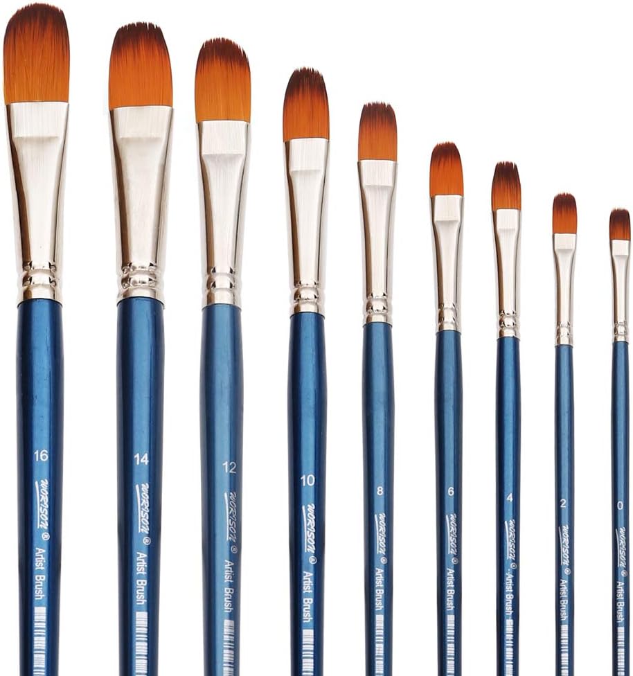 Filbert Paint Brushes