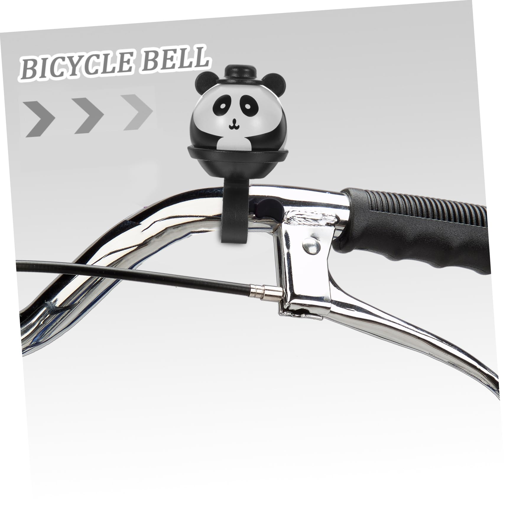 Abaodam Timbre Multifuncional para Bicicletas Diseño de Panda Sonido y Fuerte Accesorio para Localización y Seguridad Bicicletas y Scooters