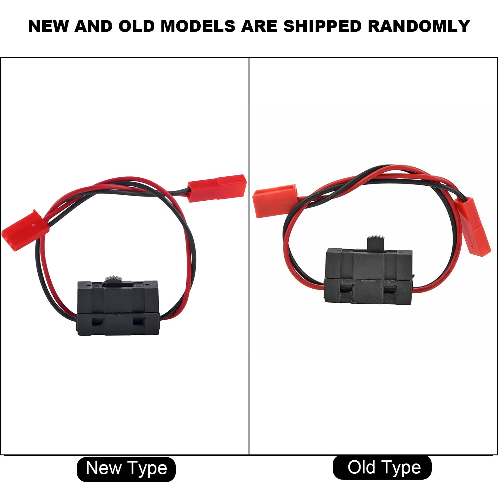 1:8 RC Nitro Receiver Switch, On off Receiver Switch with JST Connector for HSP 1/10 1/8 Truck RC Car
