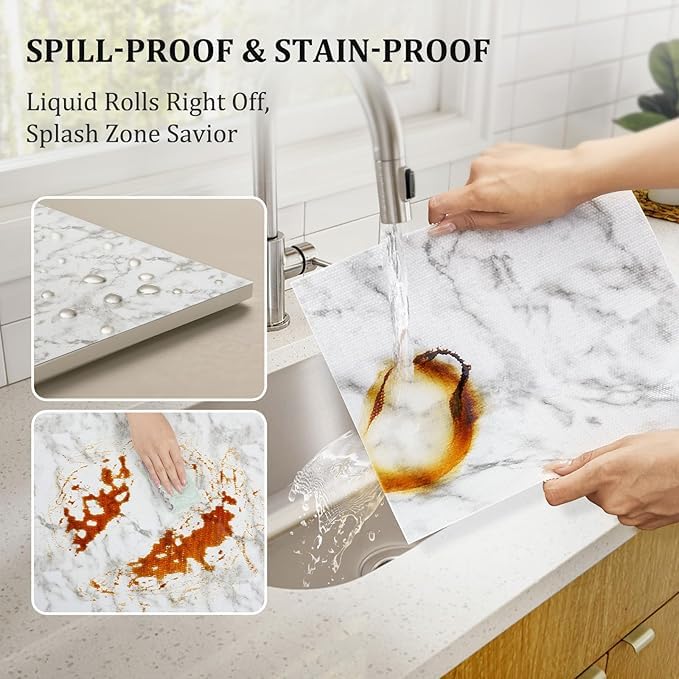FIOLA Anti-Slip Mat for Fridge, Cupboard, Drawer and Shelf Liner, EVA, Water Resistant, Diamond Texture, Khaki, 5 Meters 3