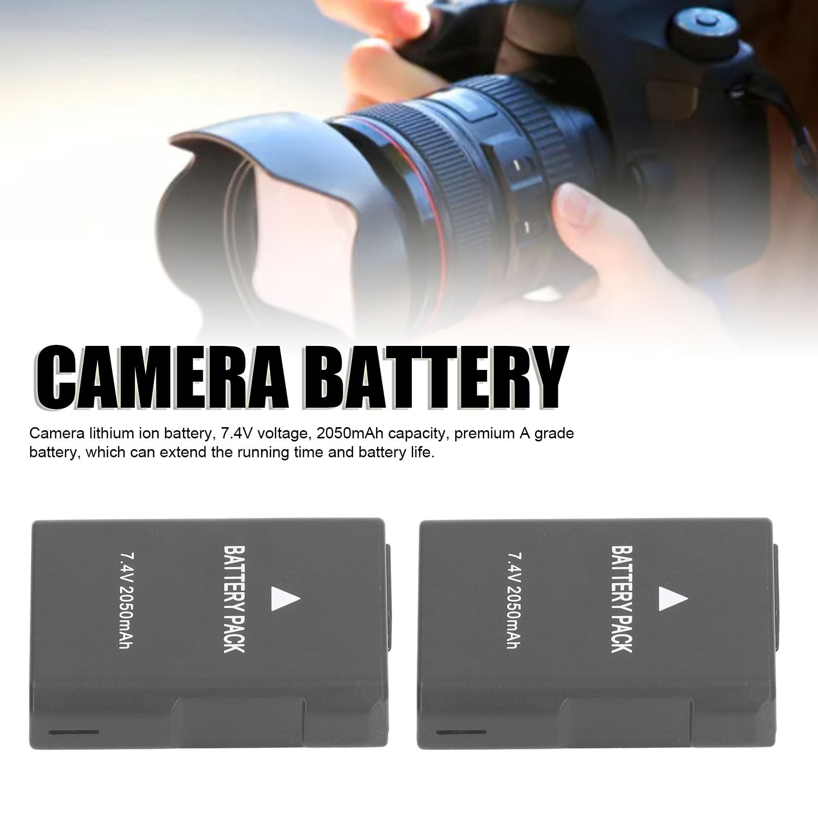 EN-EL14 EN-EL14A 7.4V 2050mAh Batteria per D3100 D3200 D3300 D3400 D3500 D5100 D5200 D5300 D5500 D5600 DF Coolpix P7000 P7100 P7700 P7800 Fotocamera Reflex Digitale