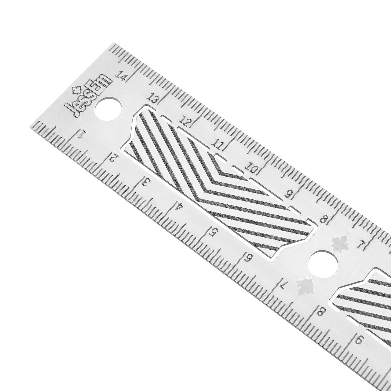 JessEm Règle de précision en acier inoxydable 150 mm