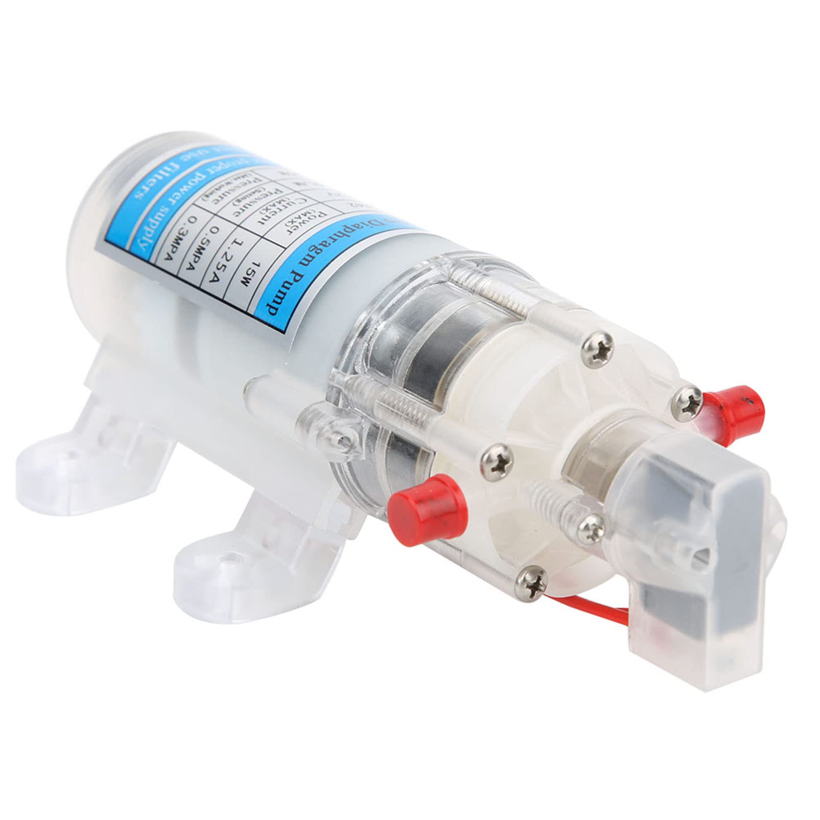 Pompe à membrane DC 12V 15W auto-amorçante pour liquide alimentaire et industrie