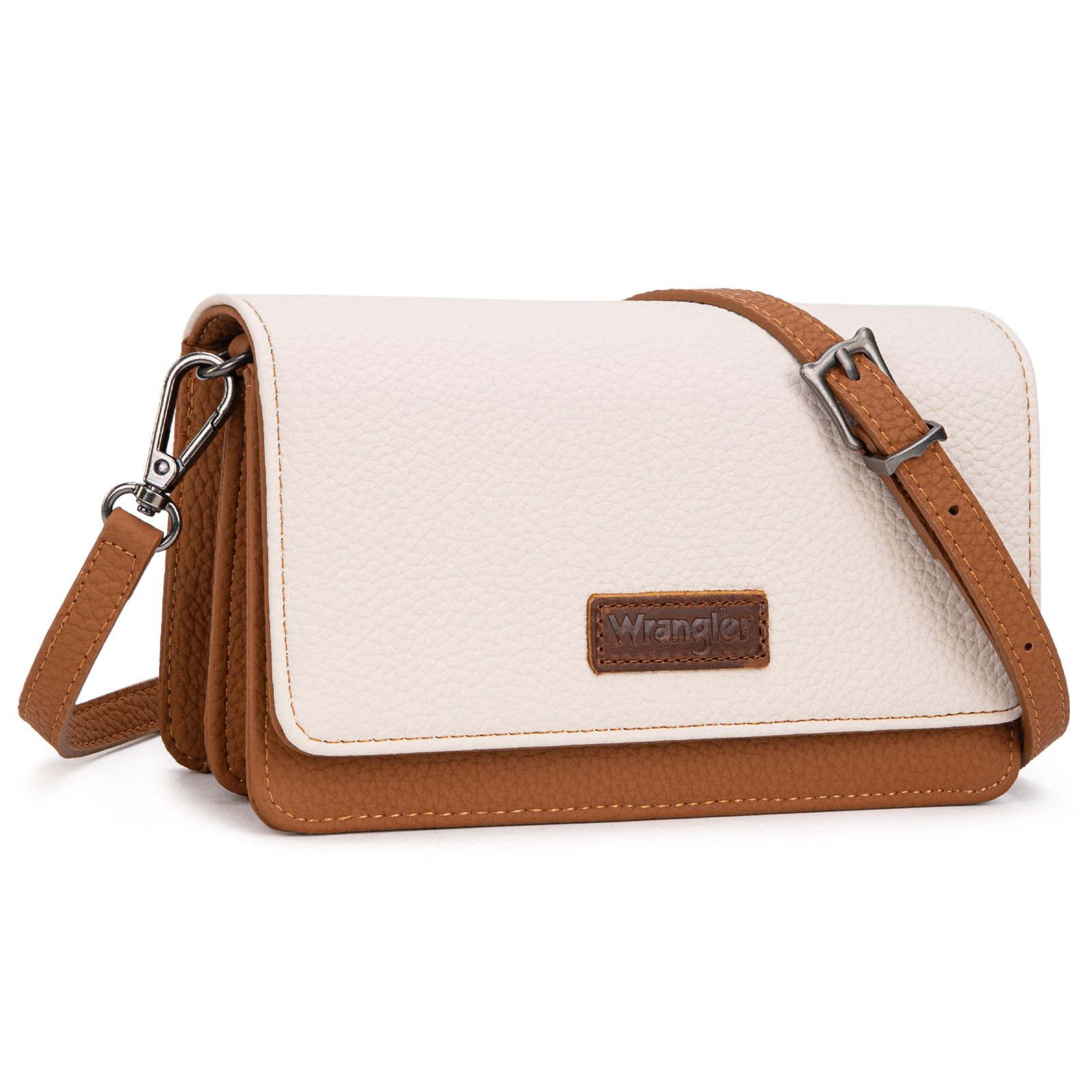 Wrangler Small Crossbody Wallet Purses RFID Trendy Purses for Women with Adjustable Straps
