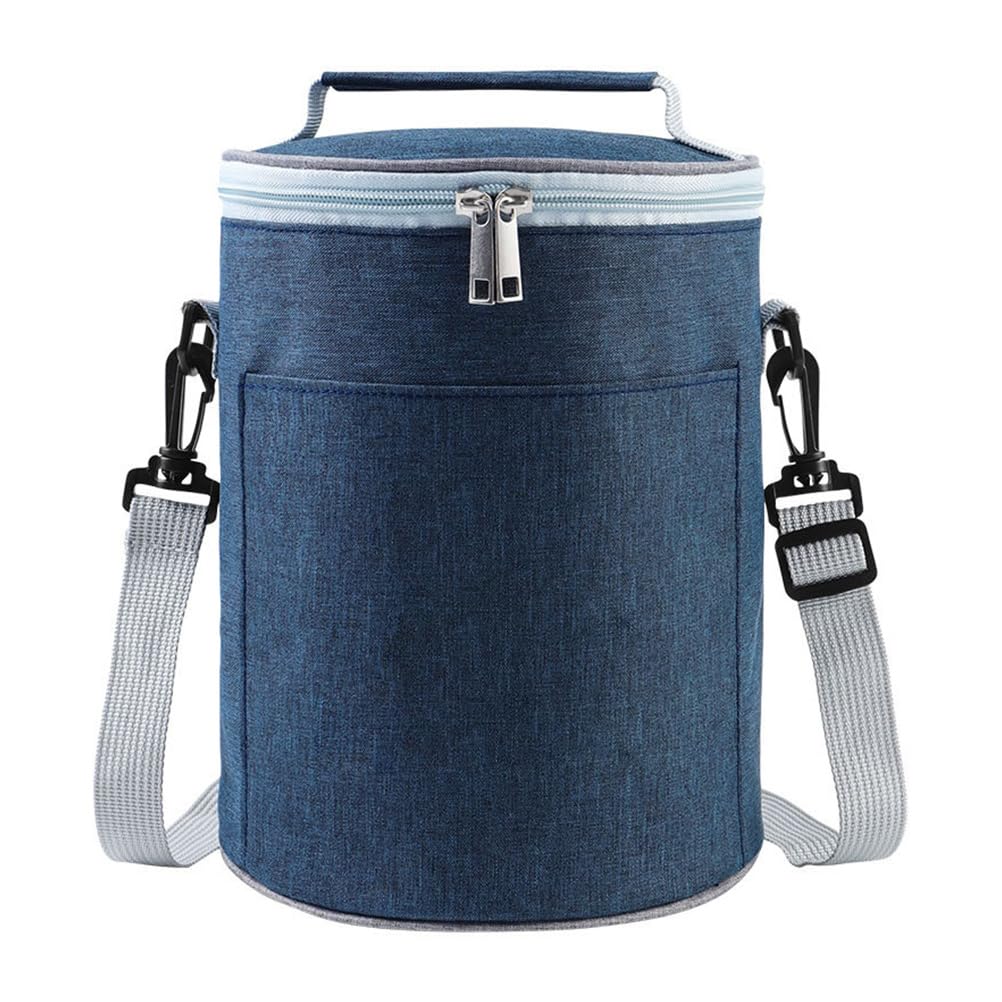 Bolsa Térmica de Almuerzo para Camping y Travel, Bolsa de Alimentos de Oxford Aislamiento Térmico y Diseño Compacto, Adecuado para Exteriores