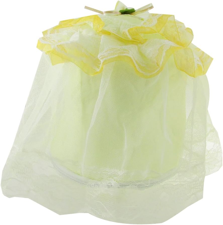 Ruilogod Lace Overlay Cylindrical Facial Tissue Towel Box Holder Cover (id: eff ca1 7e3 bc8 2a5