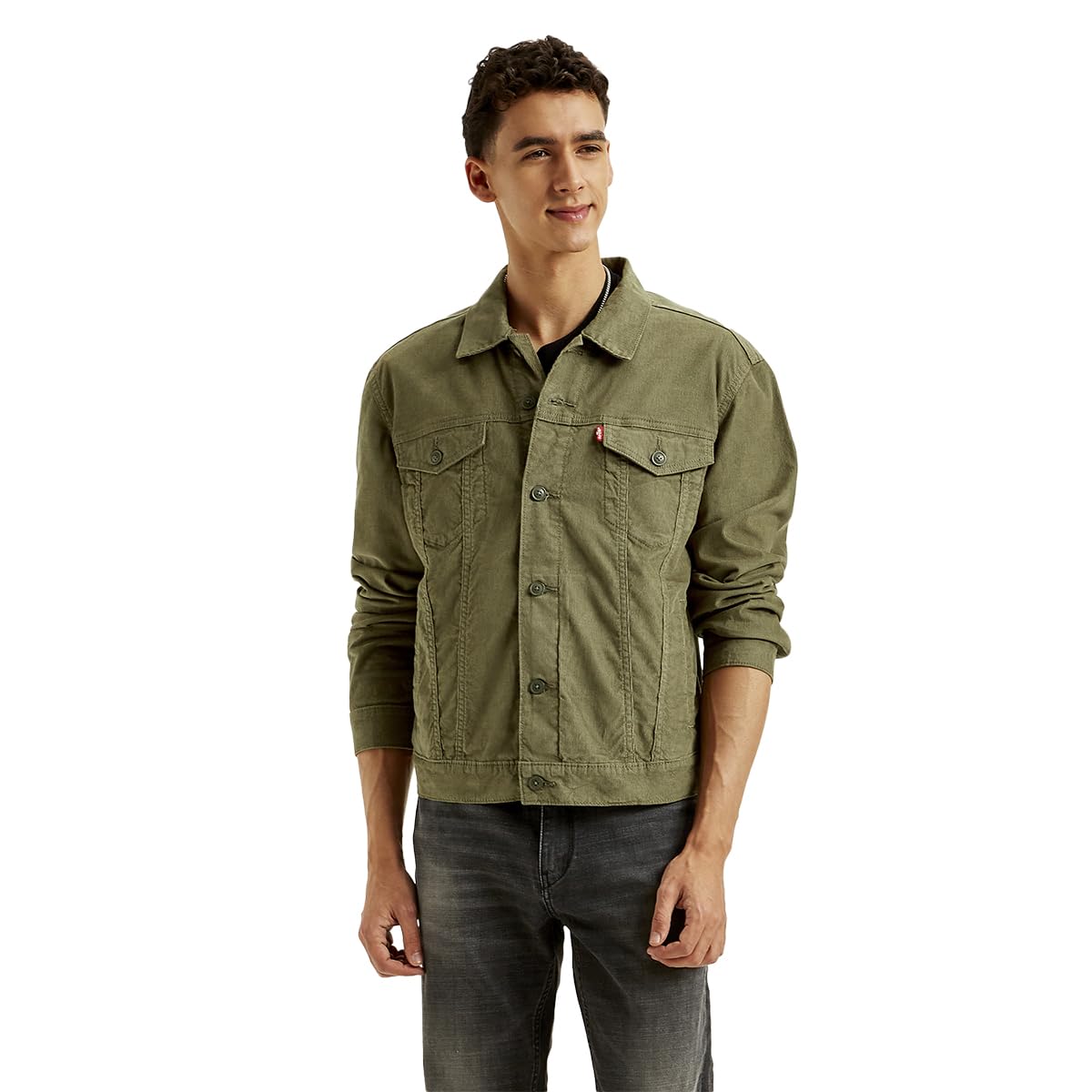 levi's Men's Cotton Blend Standard Length A-Line Coat-picture-14