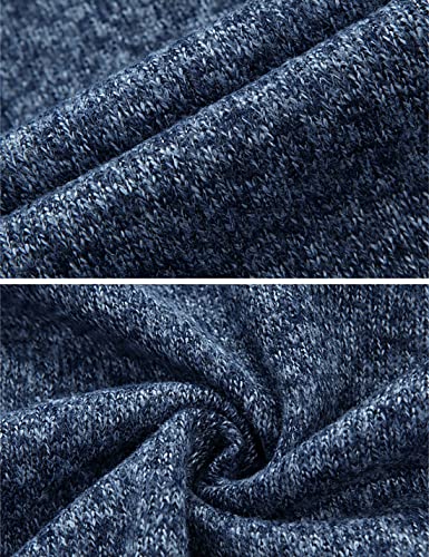 Pull en tricot homme ajusté avec poches veste maille chaude zippée