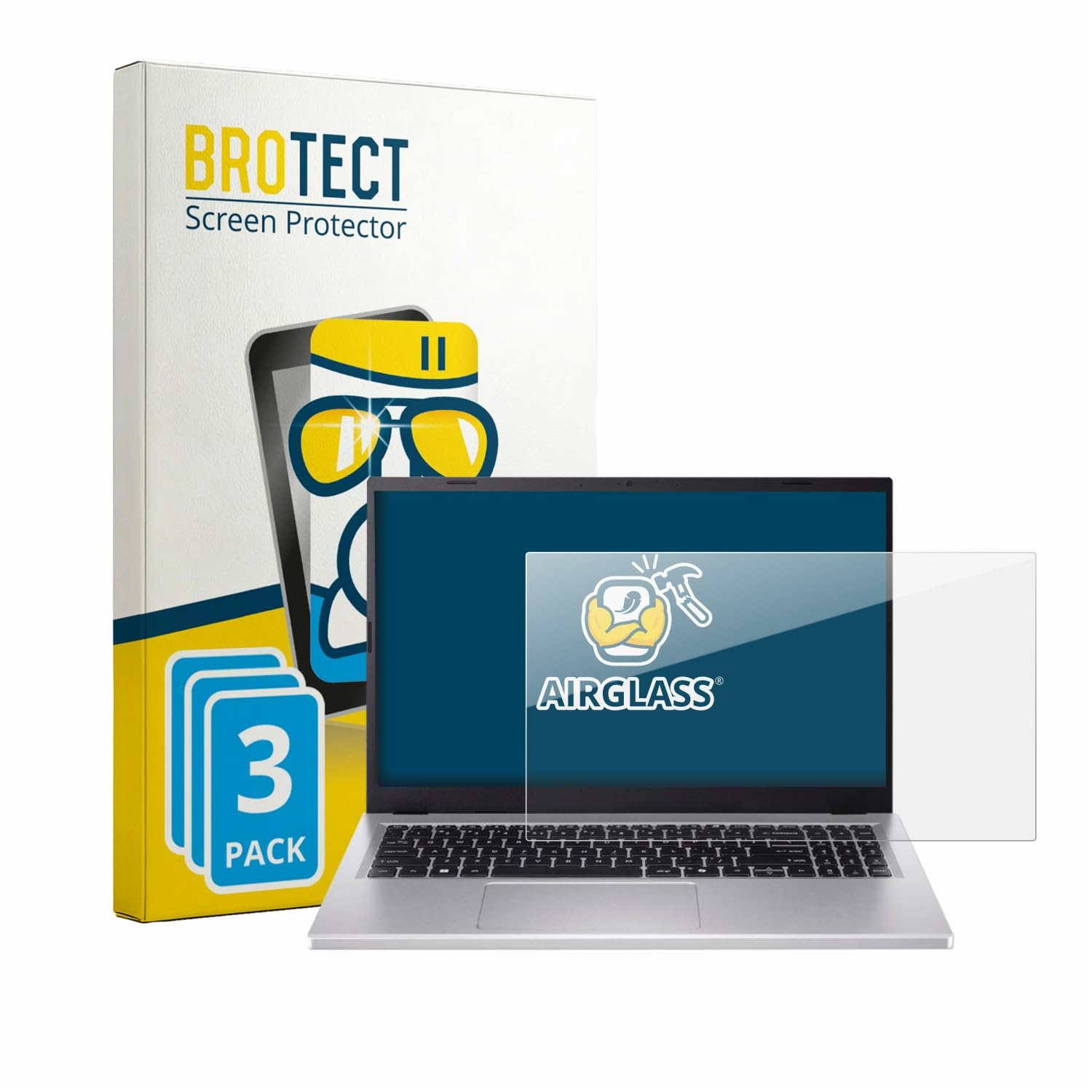 brotect Pellicola Vetro per Acer Extensa 15