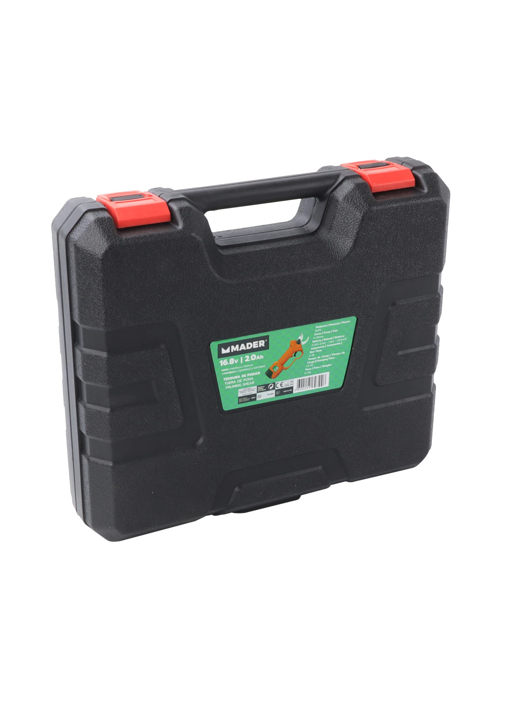 Tijera de Poda, con Batería 16.8V, 2.0Ah - MADER® | Garden Tools 69332
