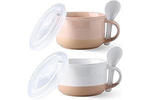 Ceramic Soup Mug with Handles and Lid 24 OZ
