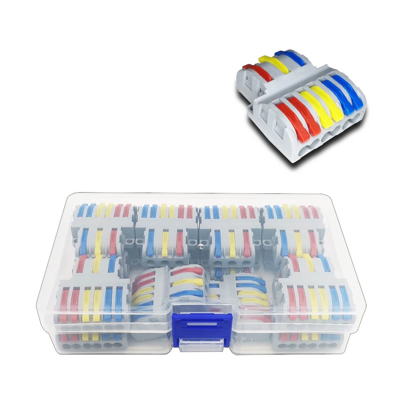 Mini connettore a Filo Boxed Veloce SPL-2/3/4 SPL-42/62 Morsettiera del connettore del Cablaggio della Molla del conduttore Compatto(SPL-63 14PCS)