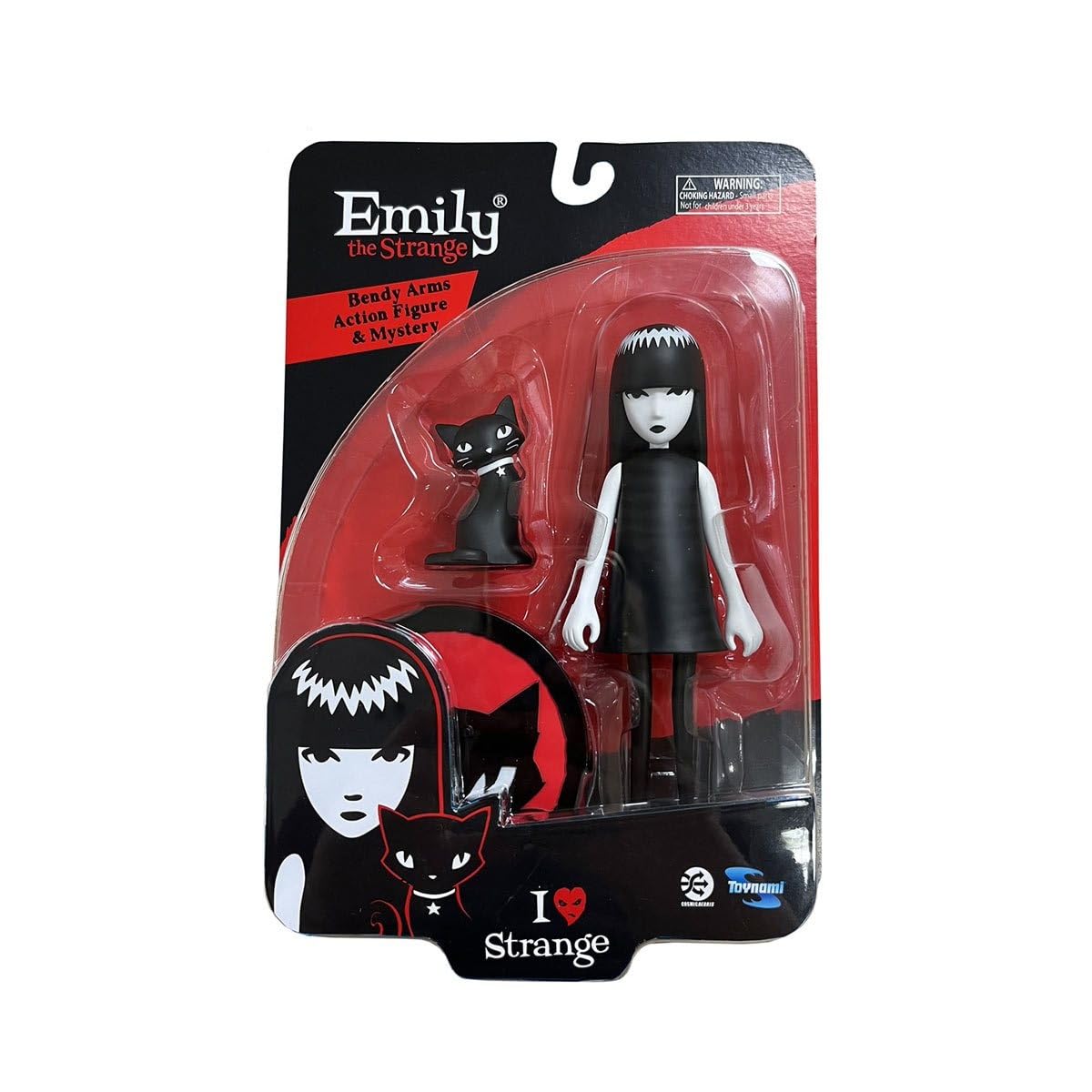 Emily the Strange アクションフィギュアセット Amazon.com: Emily the Strange Figurine Bendy Emily & Mystery Kitty