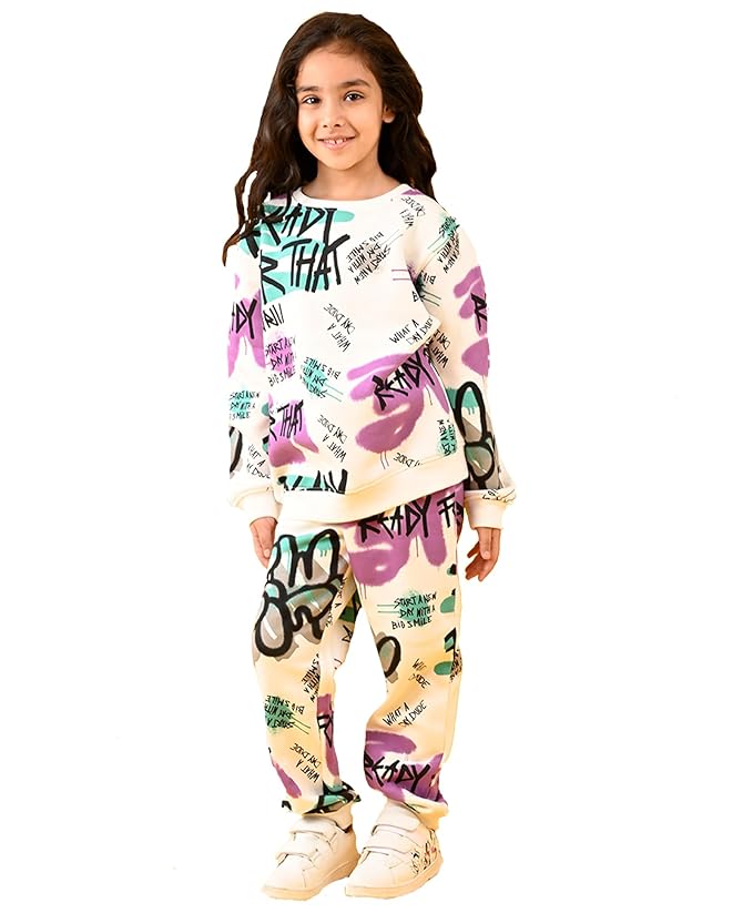 Regular Fit |Winter Jogger Set For Baby Girls 0-14 Years